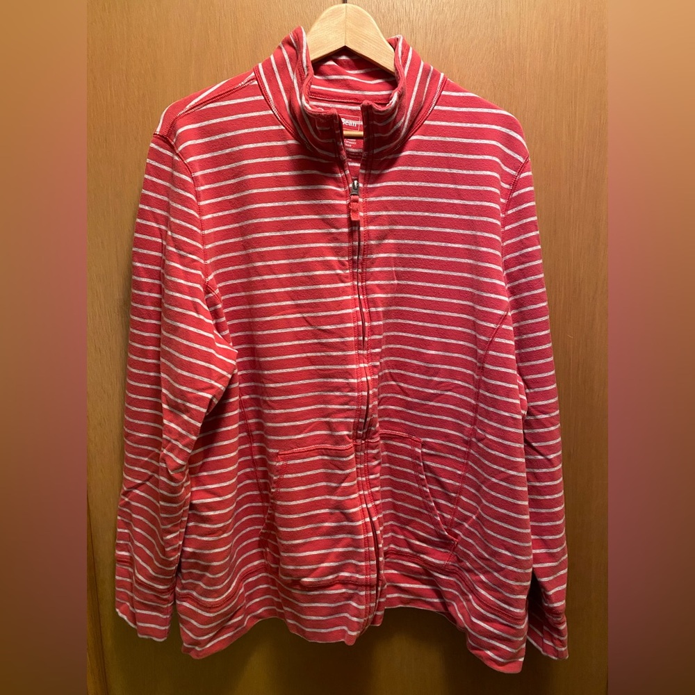 LL Bean women’s plus size ultra soft sweats full zip jacket size 3X